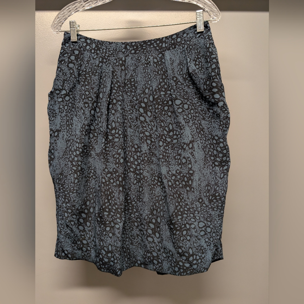Pyrus London Anthropologie 100% Silk With 100% Cotton Lining Skirt